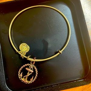 Alex & Ani “Anchor” bracelet- Gold